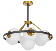 Подвесная люстра Lumina Deco Donzano LDP 8034-7 BK+WT