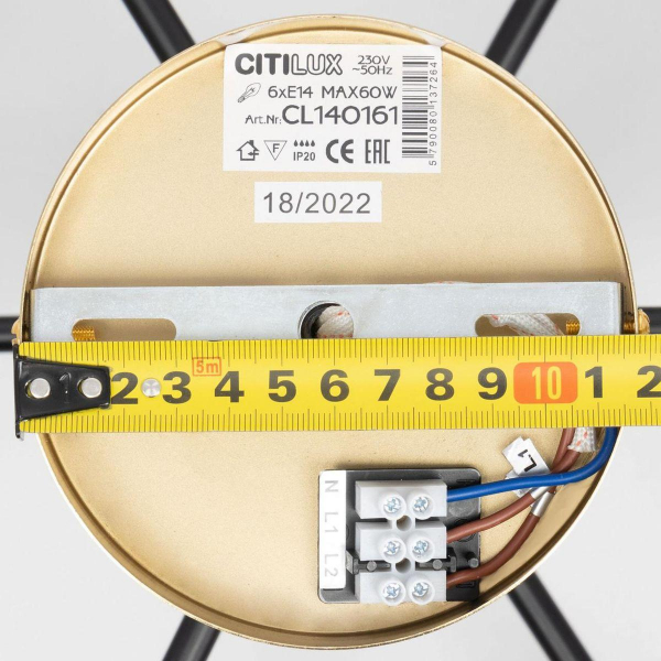 Потолочная люстра Citilux Бертон CL140161 Потолочная люстра Citilux Бертон CL140161