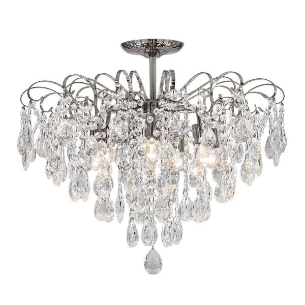 Потолочная люстра Escada Crown 1113/7PL Chrome Потолочная люстра Escada Crown 1113/7PL Chrome