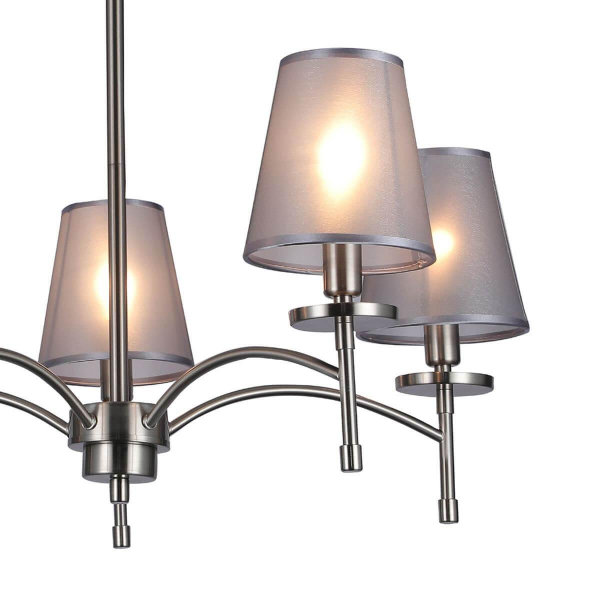 Подвесная люстра Escada Faith 694/5PL Nickel Подвесная люстра Escada Faith 694/5PL Nickel