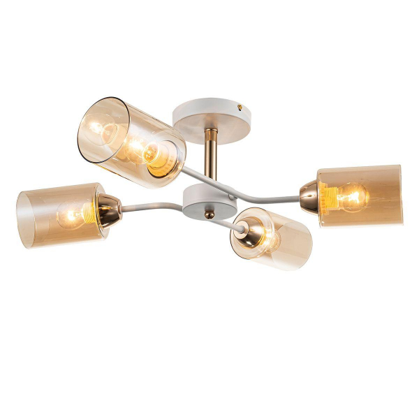 Потолочная люстра Escada Vertigo 1131/4P White/Gold Потолочная люстра Escada Vertigo 1131/4P White/Gold