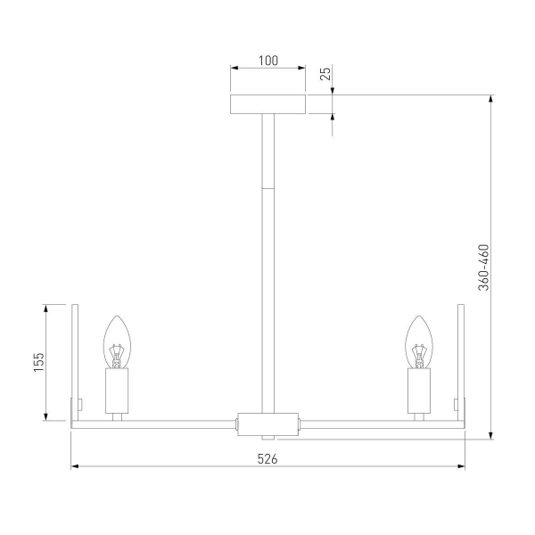Потолочная люстра Eurosvet Marble 60158/5 латунь Потолочная люстра Eurosvet Marble 60158/5 латунь