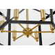 Подвесная люстра Lumina Deco Lorton LDP 1142-6 BK+MD