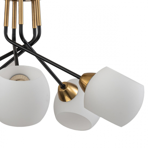 Потолочная люстра Escada Bond 2113/5P Copper/Black Потолочная люстра Escada Bond 2113/5P Copper/Black