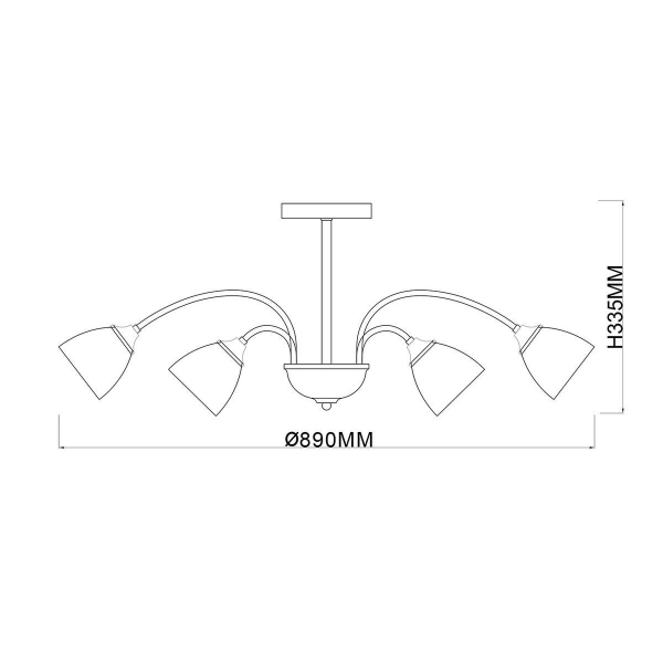 Потолочная люстра Escada Bouquet 1148/12P Потолочная люстра Escada Bouquet 1148/12P