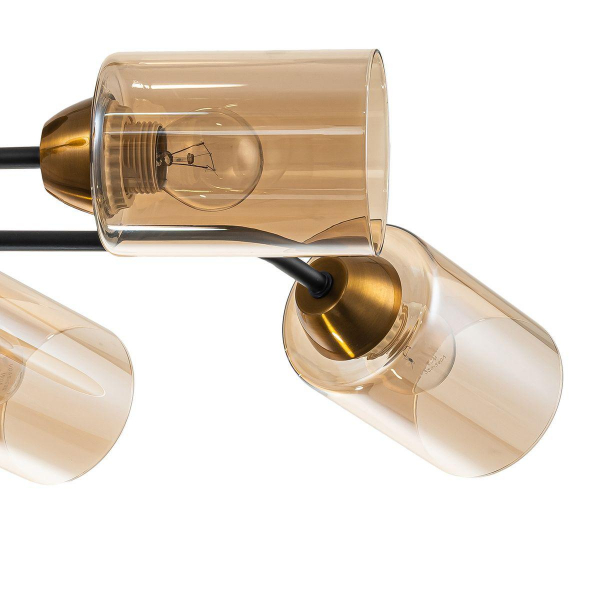 Потолочная люстра Escada Vertigo 1131/6P Black/Gold Потолочная люстра Escada Vertigo 1131/6P Black/Gold