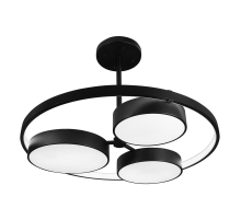 Подвесная светодиодная люстра iLedex Demure 9123-1070-X-T BK