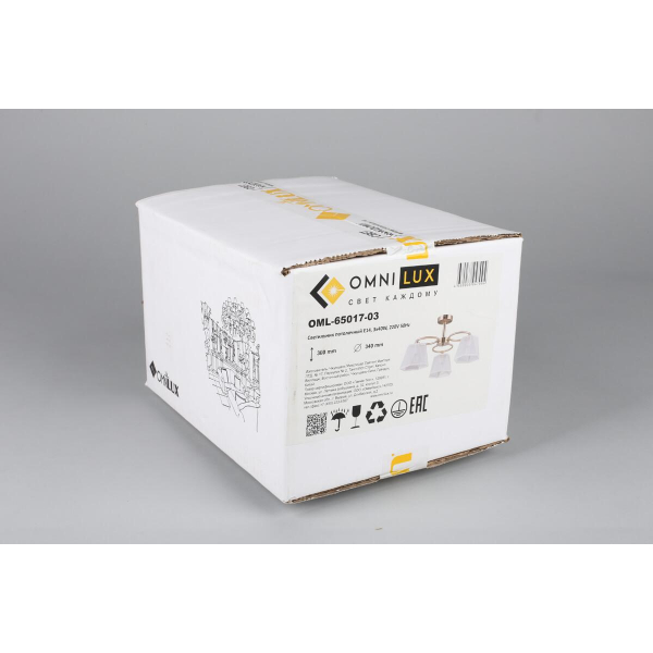 Потолочная люстра Omnilux Rapallo OML-65017-03 Потолочная люстра Omnilux Rapallo OML-65017-03