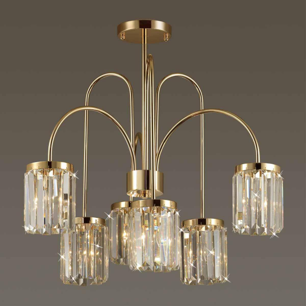 Подвесная люстра Odeon Light Classic Vassa 4987/6C Подвесная люстра Odeon Light Classic Vassa 4987/6C