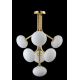 Подвесная люстра Crystal Lux ALICIA SP7 GOLD/WHITE