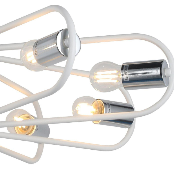 Потолочная люстра Illumico IL8253-8COU-79 WH CR Потолочная люстра Illumico IL8253-8COU-79 WH CR