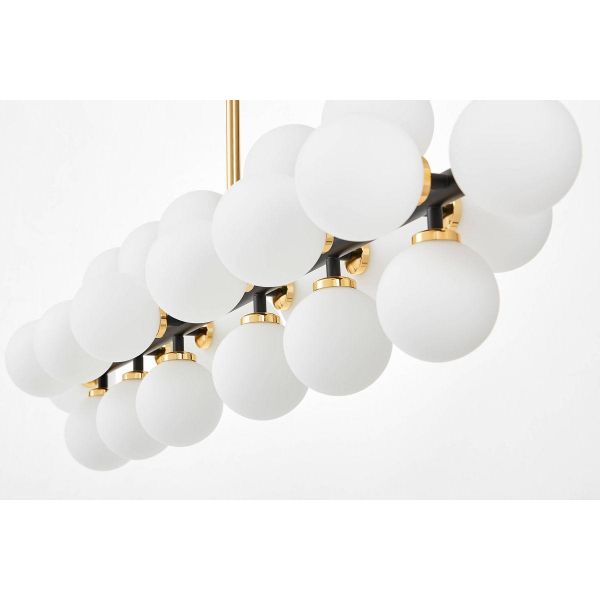 Подвесная люстра Lumina Deco Marsiada LDP 6033-24 BK+GD Подвесная люстра Lumina Deco Marsiada LDP 6033-24 BK+GD