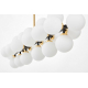 Подвесная люстра Lumina Deco Marsiada LDP 6033-24 BK+GD