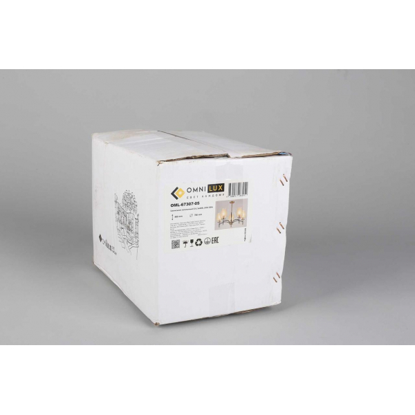 Потолочная люстра Omnilux Abriola OML-67307-05 Потолочная люстра Omnilux Abriola OML-67307-05