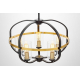 Подвесная люстра Lumina Deco Monterey LDP 1141-5 BK+MD