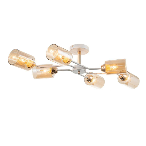 Потолочная люстра Escada Vertigo 1131/6P White/Gold Потолочная люстра Escada Vertigo 1131/6P White/Gold