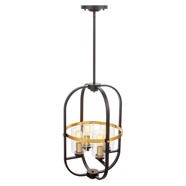 Подвесная люстра Lumina Deco Monterey LDP 1141-4 BK+MD Подвесная люстра Lumina Deco Monterey LDP 1141-4 BK+MD