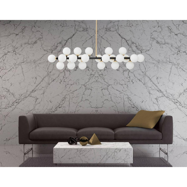 Подвесная люстра Lumina Deco Marsiada LDP 6033-24 BK+GD Подвесная люстра Lumina Deco Marsiada LDP 6033-24 BK+GD