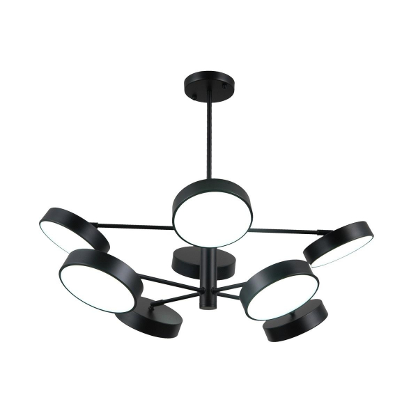 Подвесная светодиодная люстра Gerhort G61298/8BK Подвесная светодиодная люстра Gerhort G61298/8BK