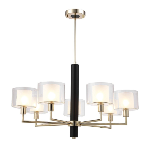 Подвесная люстра Crystal Lux Maestro SP-PL7 Gold Подвесная люстра Crystal Lux Maestro SP-PL7 Gold