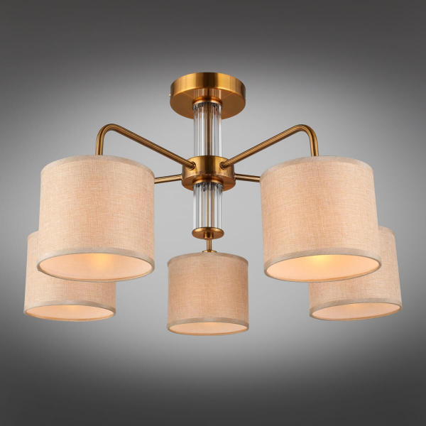 Потолочная люстра Omnilux Barumini OML-56907-05 Потолочная люстра Omnilux Barumini OML-56907-05