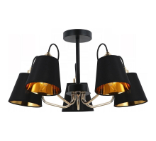 Потолочная люстра Illumico IL6120-5COU-79 BK GD