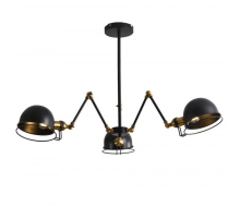 Подвесная люстра Lumina Deco Valmonti LDP D015-3 BK