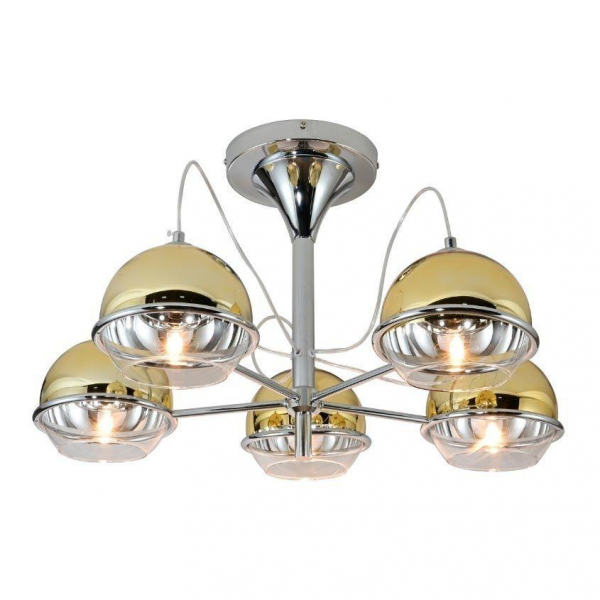 Потолочная люстра Lumina Deco Veroni LDC 1029-5 GD Потолочная люстра Lumina Deco Veroni LDC 1029-5 GD