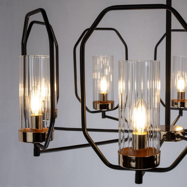 Подвесная люстра Arte Lamp Celaeno A7004PL-8BK Подвесная люстра Arte Lamp Celaeno A7004PL-8BK