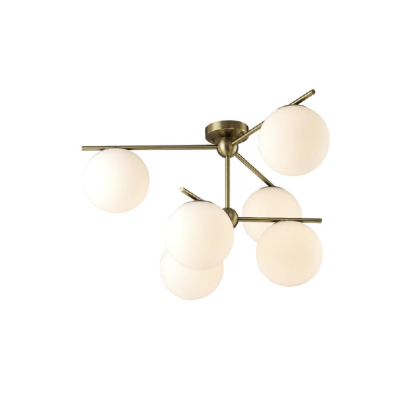 Подвесная люстра Crystal Lux FELIZ SP-PL6 BRONZE/WHITE Подвесная люстра Crystal Lux FELIZ SP-PL6 BRONZE/WHITE