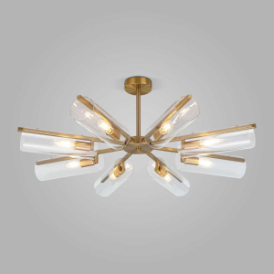 Потолочная люстра Eurosvet Trompeta 70144/8 латунь