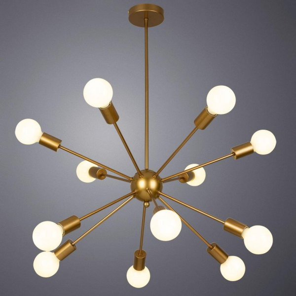 Подвесная люстра Arte Lamp Alastor A6702PL-12PB Подвесная люстра Arte Lamp Alastor A6702PL-12PB