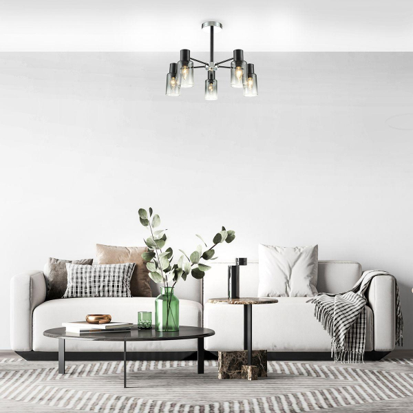 Потолочная люстра Escada Diversity 2120/5P Black Потолочная люстра Escada Diversity 2120/5P Black