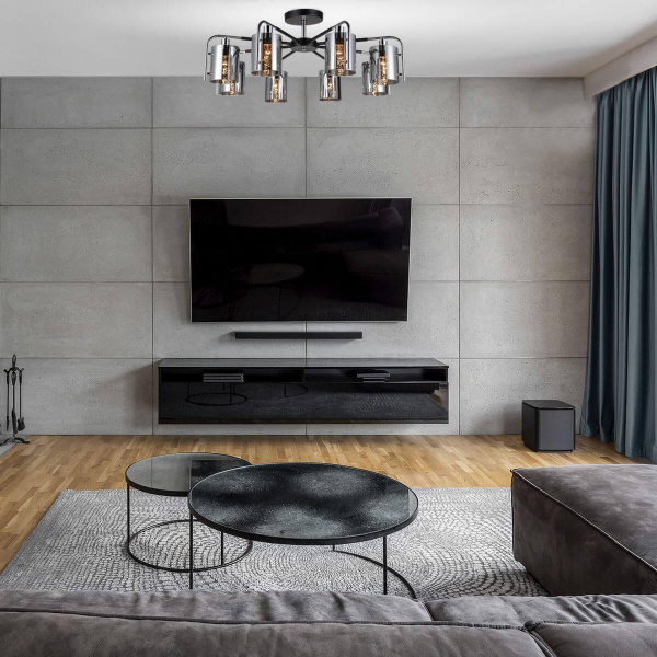 Потолочная люстра Escada Elegant 671/8P Chrome Потолочная люстра Escada Elegant 671/8P Chrome