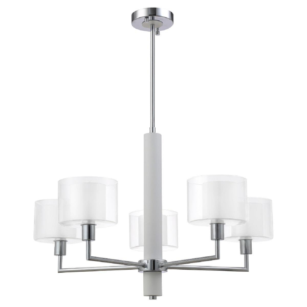 Подвесная люстра Crystal Lux Maestro SP-PL5 Chrome Подвесная люстра Crystal Lux Maestro SP-PL5 Chrome