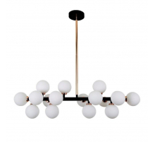 Подвесная люстра Lumina Deco Marsiada LDP 6033-16 BK+GD