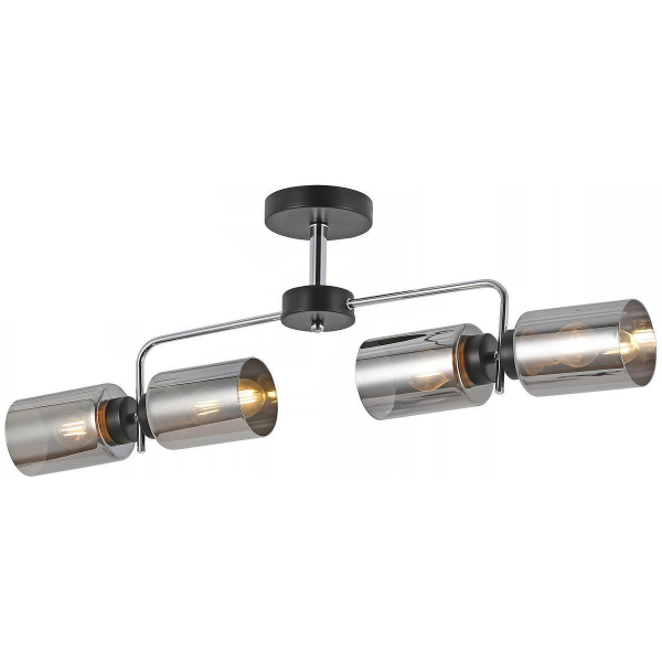 Потолочная люстра Illumico IL8249-4COU-79 BK CR Потолочная люстра Illumico IL8249-4COU-79 BK CR