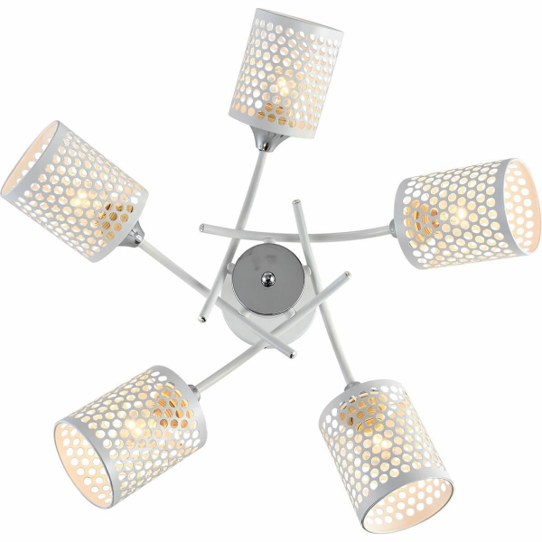 Потолочная люстра Reluce 01332-0.3-05 WH+CR Потолочная люстра Reluce 01332-0.3-05 WH+CR