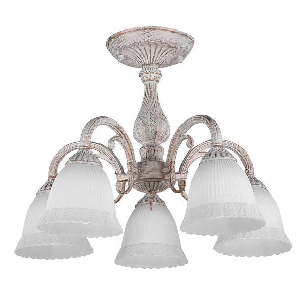Потолочная люстра Escada Versailes 1114/5PL White Потолочная люстра Escada Versailes 1114/5PL White
