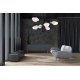 Подвесная люстра Lumina Deco Romina LDP 6037-6 WT+BK