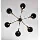 Подвесная люстра Lumina Deco Valmonti LDP D015-6 BK