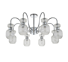 Потолочная люстра Escada Gloss 1141/8PL Chrome/Clear