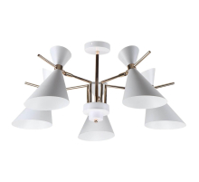 Потолочная люстра IMEX MD.0702-5-S WH+FGD
