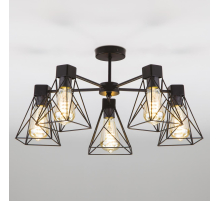 Потолочная люстра Eurosvet 70107/5 черный
