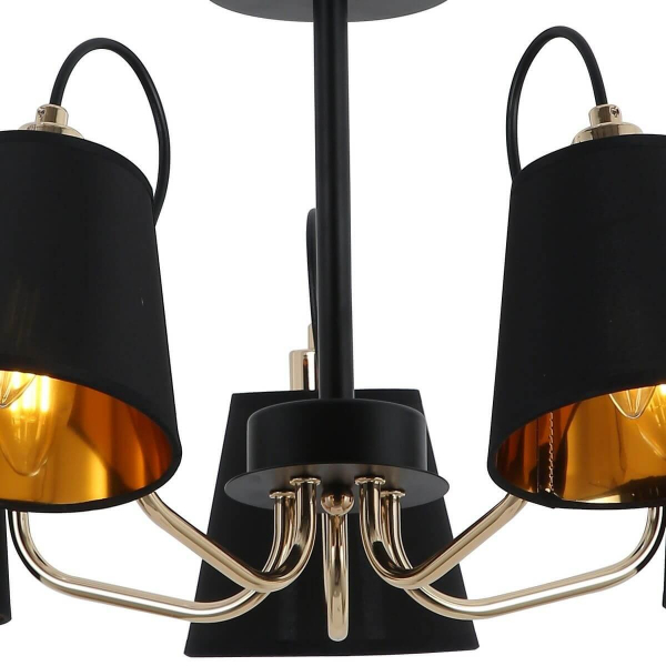 Потолочная люстра Illumico IL6120-5COU-79 BK GD Потолочная люстра Illumico IL6120-5COU-79 BK GD