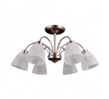 Потолочная люстра Elvan LU-38460/6-E14-Si+Wh