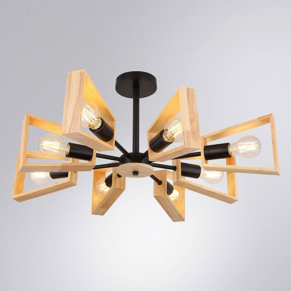 Потолочная люстра Arte Lamp Brussels A8030PL-8BK Потолочная люстра Arte Lamp Brussels A8030PL-8BK