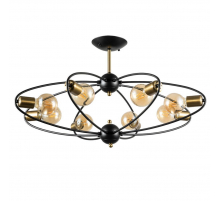 Потолочная люстра Arte Lamp Glasgow A1963PL-8BK