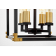Подвесная люстра Lumina Deco Waldorf LDP 1140-4 BK+MD