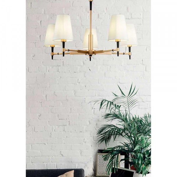 Подвесная люстра Maytoni Zaragoza H001CL-05BS Подвесная люстра Maytoni Zaragoza H001CL-05BS